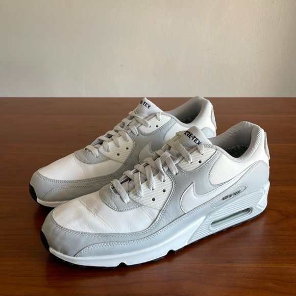 Nike Air Max 90 GTX Gore-Tex Photon Dust Grey Fog White DJ9779-003 Size 13 Used - Picture 4 of 6